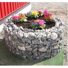 Габион ландшафтный клумба болтовой оцинкованный (Ц) 1,1х1,1х0,5х4х50х50 мм ТУ 25.93.13-004-52757089