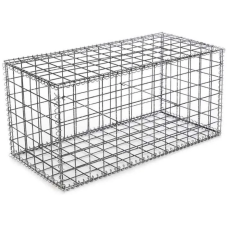 Габион сварной коробчатый болтовой оцинкованный (Ц) 0,5х0,5х0,5х5х50х50 мм ГОСТ Р 58120-2018